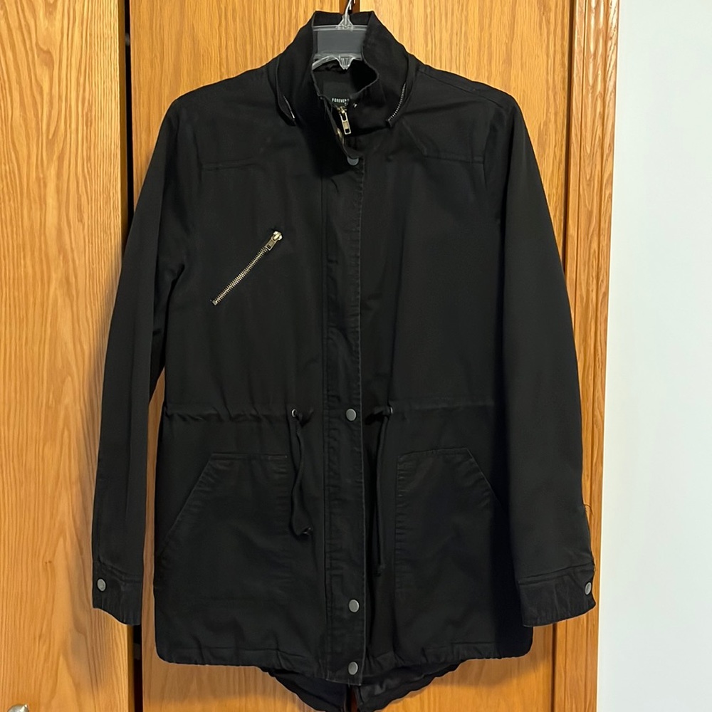 Forever 21 Black Jacket Size Large